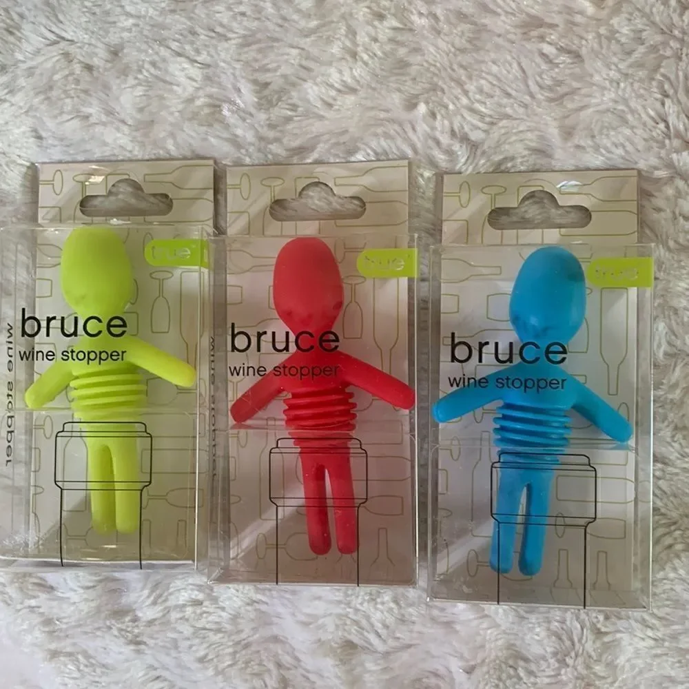 Bruce Silicone Wine Stopper